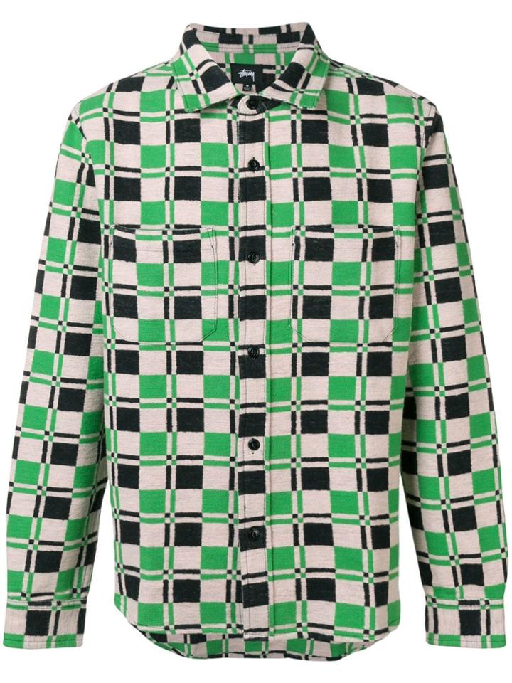 Stussy Checkered Shirt - Pink