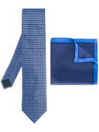 Lanvin Tie And Pocket Square Set