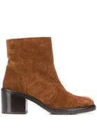 Chie Mihara Odina Heeled Ankle Boots - Brown