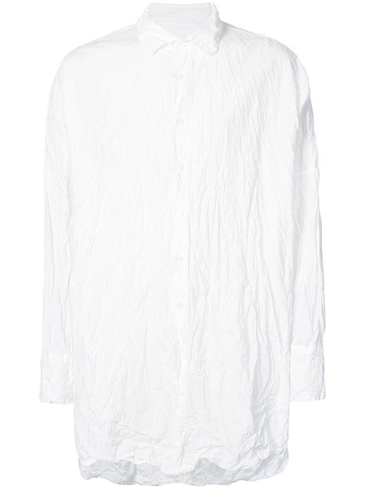 Casey Casey Creased Oversized Shirt - White