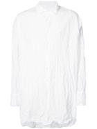 Casey Casey Creased Oversized Shirt - White