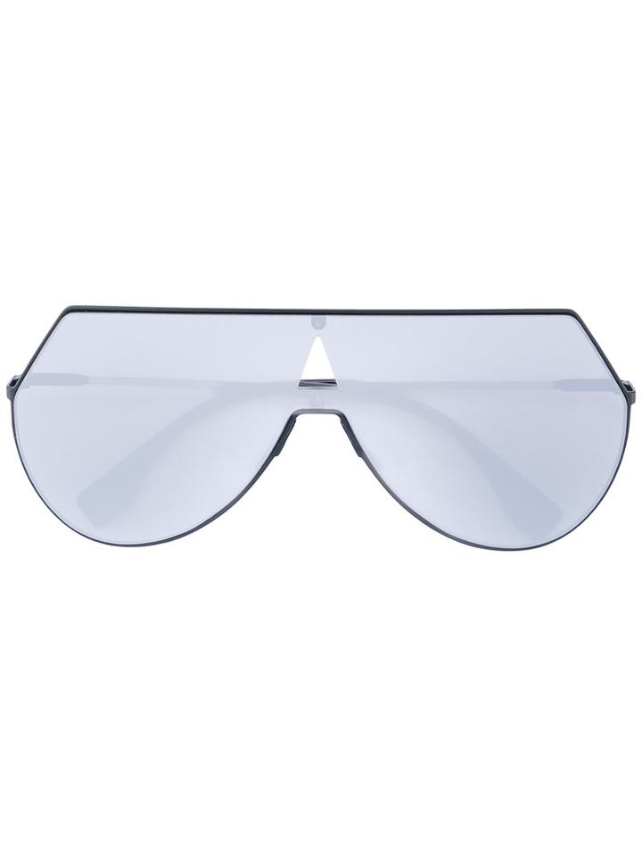 Fendi - Eyeline Sunglasses - Women - Metal (other) - One Size, Black, Metal (other)