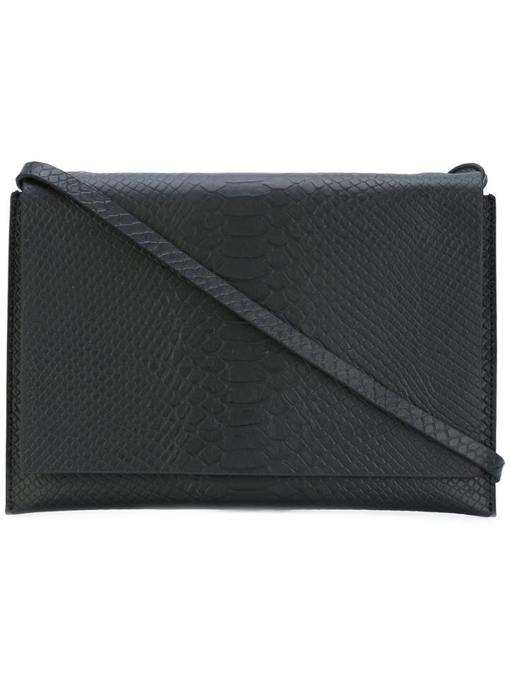 Clutch - Women - Calf Leather/polyurethane - One Size, Black, Calf Leather/polyurethane, Aesther Ekme
