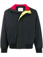 Aimé Leon Dore Contrast Collar Bomber Jacket - Black