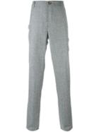 Brunello Cucinelli Houndstooth Straight Leg Trousers