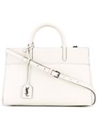 Saint Laurent - Boxy Tote - Women - Leather - One Size, White, Leather