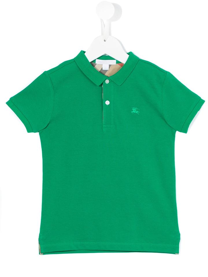 Burberry Kids - Classic Polo Shirt - Kids - Cotton - 8 Yrs, Boy's, Green