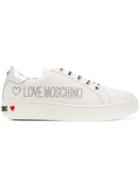 Love Moschino Logo Sneakers - White