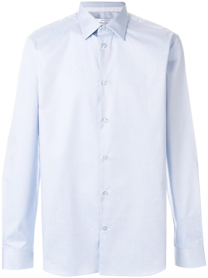 Givenchy Long-sleeve Fitted Shirt - Blue