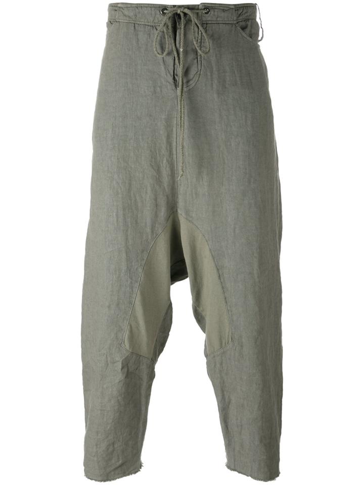 Lost & Found Rooms Drop-crotch Loose-fit Trousers - Grey