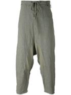 Lost & Found Rooms Drop-crotch Loose-fit Trousers - Grey