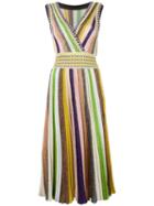 Missoni Striped Knitted Dress, Women's, Size: 42, Spandex/elastane/polyester/cupro/silk