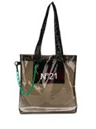 Nº21 Two Tone Tote Bag - Grey