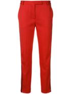 Styland Side-stripe Tuxedo Trousers - Red