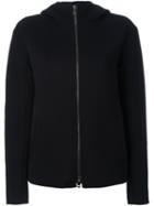 Jil Sander Hooded Jacket, Women's, Size: 34, Black, Silk/cupro/virgin Wool