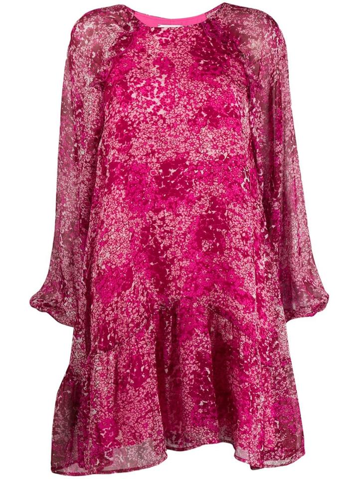 Essentiel Antwerp Floral Print Shift Dress - Pink