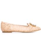 Dolce & Gabbana 'vally' Slippers - Pink & Purple