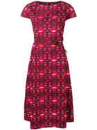 Aspesi Printed Flared Dress - Pink