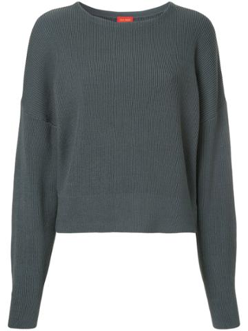 Des Prés Ribbed Sweater - Blue