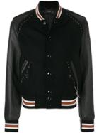Coach Embellished Varsity Jacket - Black