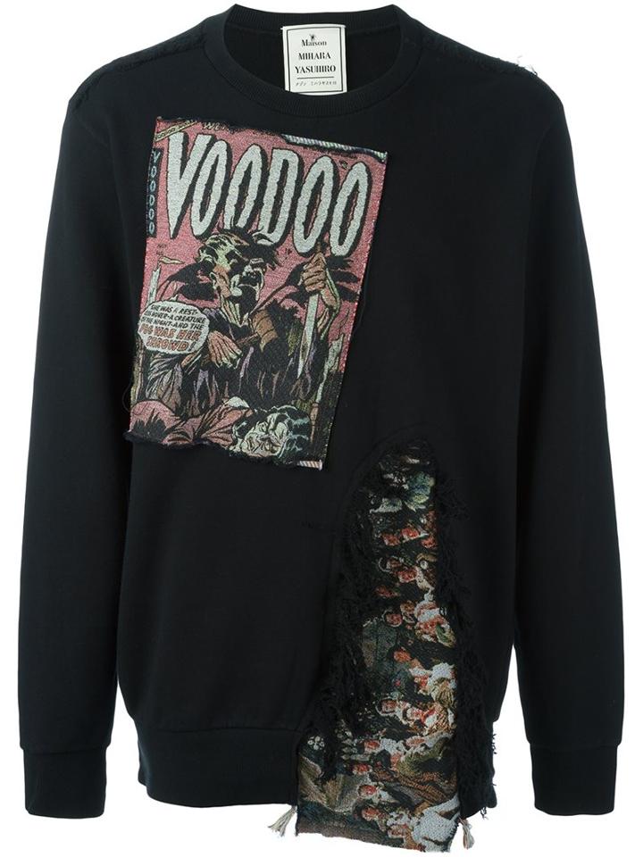 Miharayasuhiro Patchwork Detail Sweatshirt