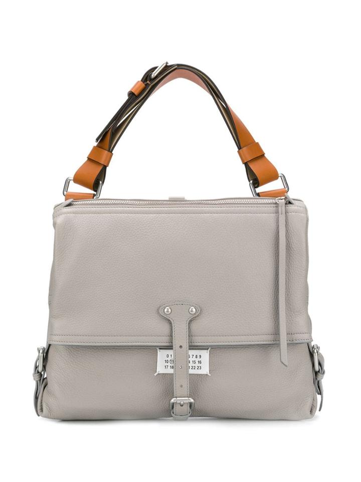 Maison Margiela Large Ndn Shoulder Bag - Grey