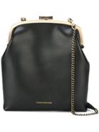 Tammy & Benjamin Clasp Closure Shoulder Bag - Black