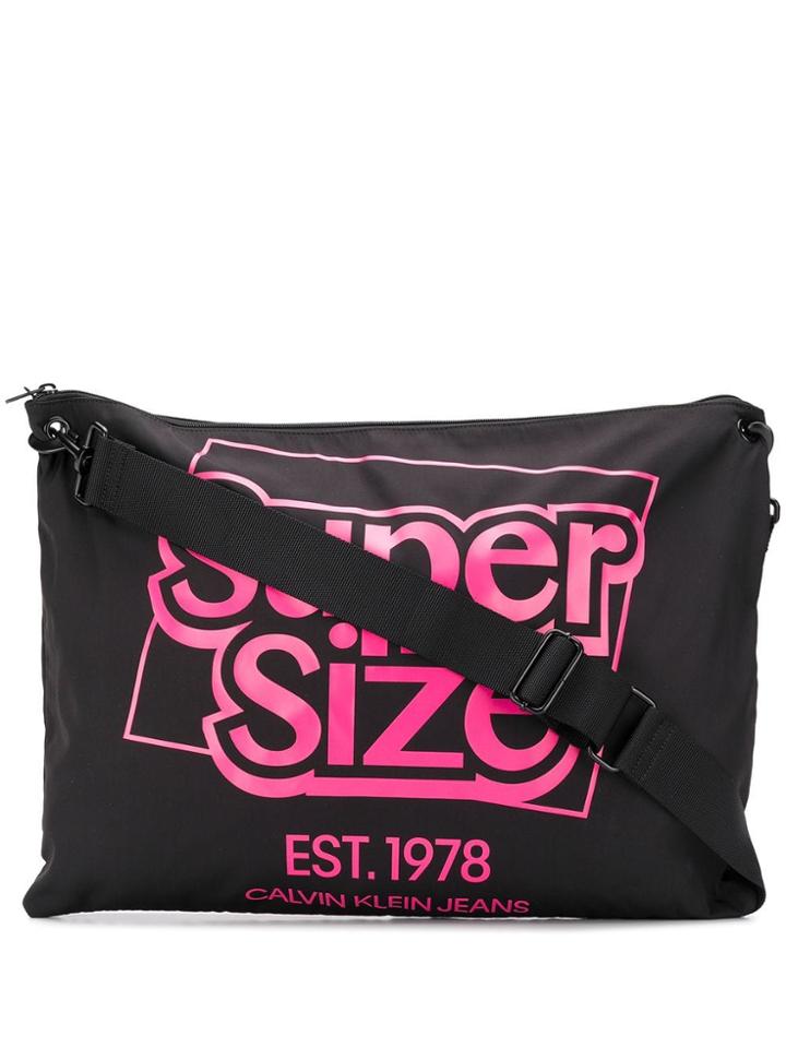Calvin Klein Jeans Est. 1978 Supersize Shoulder Bag - Black
