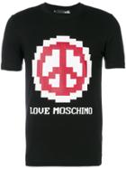 Love Moschino Peace T-shirt - Black