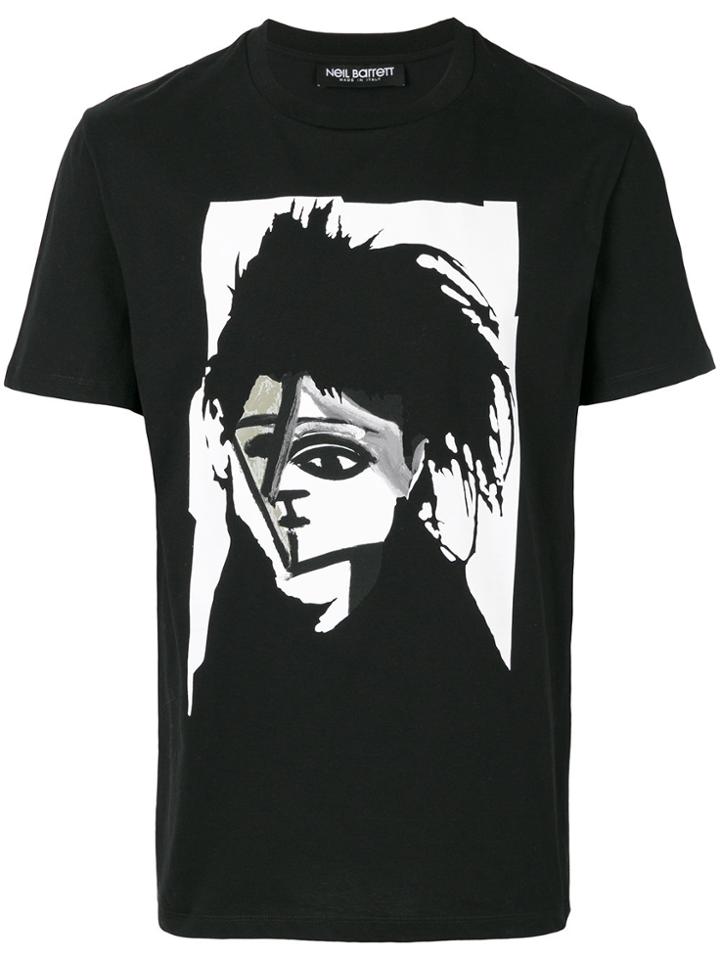 Neil Barrett Graphic T-shirt - Black
