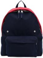 Raf Simons Oversized Colour Block Backpack - Blue