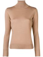 Roberto Collina Roll Neck Sweater - Nude & Neutrals