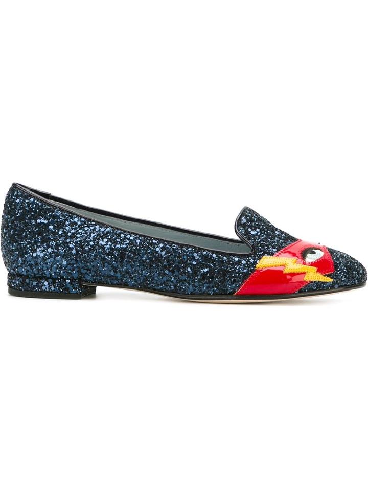 Chiara Ferragni 'superhero' Glitter Slippers