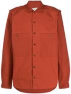Ymc Textured Double Pocket Shirt - Orange