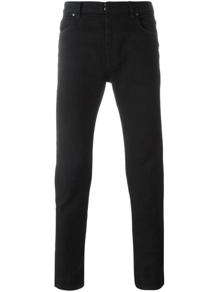 Maison Margiela Slim Fit Jeans, Men's, Size: 34, Black, Cotton/spandex/elastane