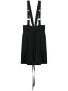 Diesel Black Gold Short Dungaree Skirt