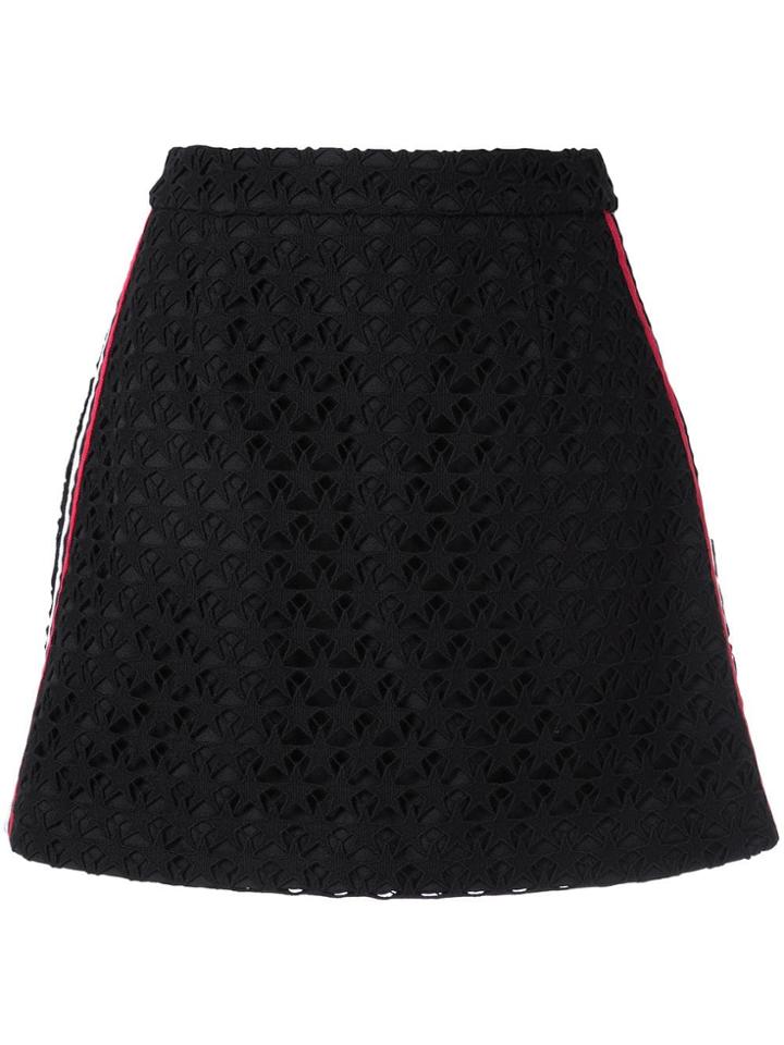 Guild Prime Embroidered Star Skirt - Black