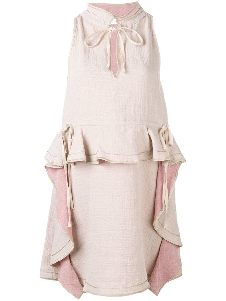 See By Chloé Ruffled Dress - Neutrals