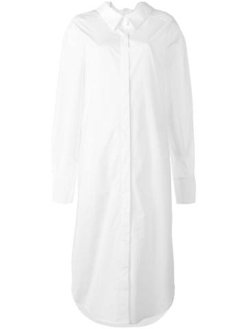 Balossa White Shirt - Long Tie-back Shirt - Women - Cotton - 42, Cotton