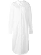 Balossa White Shirt - Long Tie-back Shirt - Women - Cotton - 42, Cotton