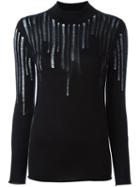 Iro 'gina' Turtleneck Sweater, Women's, Size: Xl, Black, Silk/wool