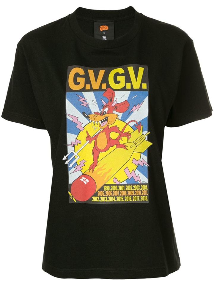 G.v.g.v. Printed T-shirt - Black