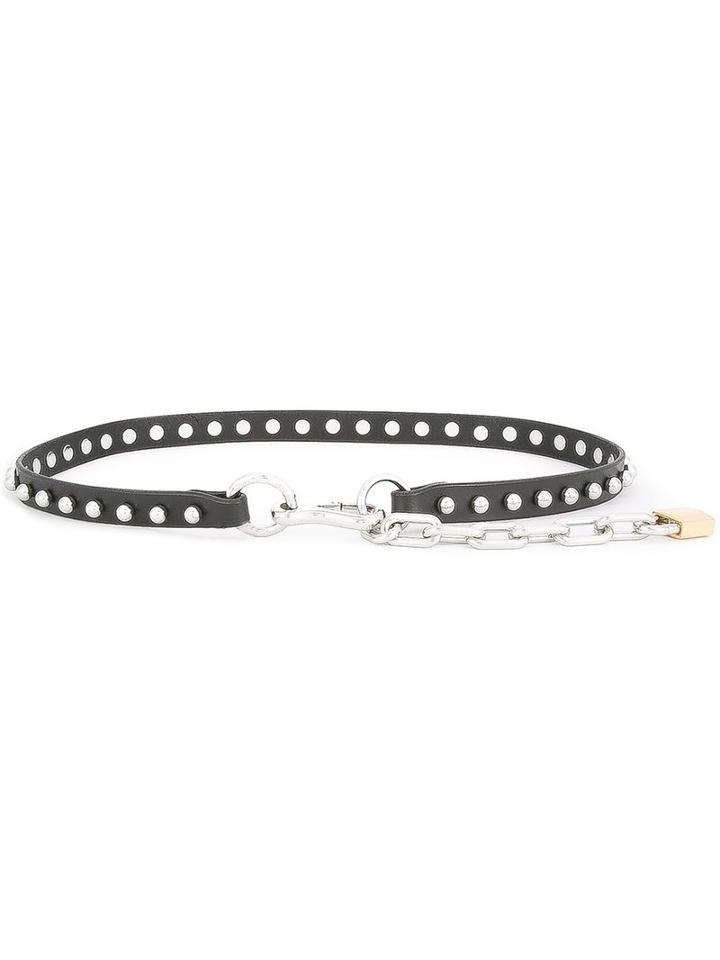 Alexander Wang 'attica' Studded Skinny Belt