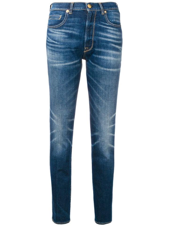 Golden Goose Faded Straight Leg Jeans - Blue