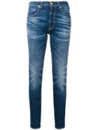 Golden Goose Faded Straight Leg Jeans - Blue