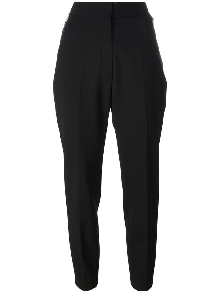 Alexander Wang - High Waist Tailored Trousers - Women - Polyester/spandex/elastane/virgin Wool - 6, Black, Polyester/spandex/elastane/virgin Wool