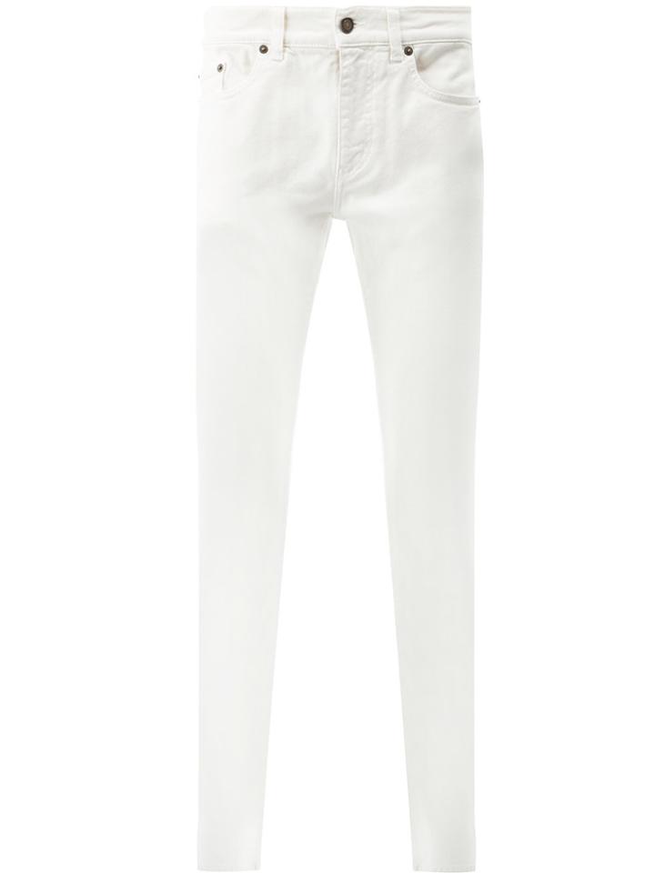 Saint Laurent Skinny Fit Jeans - White