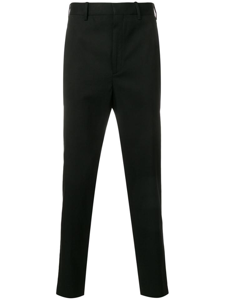 Neil Barrett Straight Leg Tailored Trousers - Black
