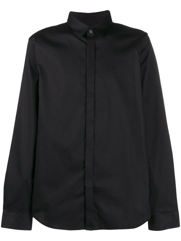 Armani Exchange Button Down Shirt - Black