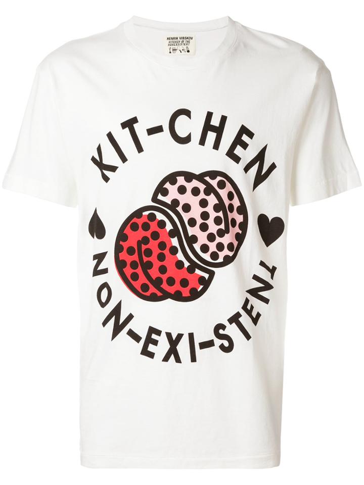 Henrik Vibskov Printed Crew Neck T-shirt - White